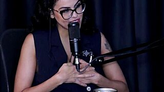 WOW, BEST MIA KHALIFA PRELIM MOMENTS ON BIA HOT PODCAST PART 4 IN SHEER RED—YOU WON'T BELIEVE!?