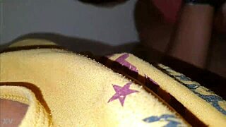 Blonde sucks latino cock wildly without any control