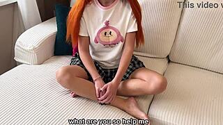 stepdad cums in my mouth with boyfriend's creampie still dripping from my pussy russian amateur pov