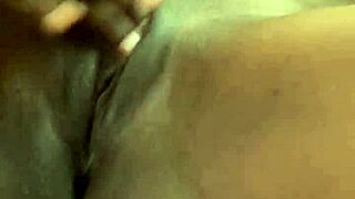 omg cheating gf masturbates wildly then rides boyfriend's friend's huge nigerian dick 🍆💦