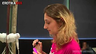 sadira hotwife's backstage tease in erotikaxxx