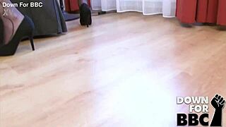 Linda sweet teases bbc in sexy lingerie heels outdoors submissive