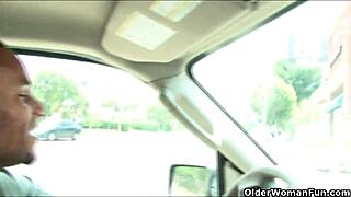 Blonde Cougar Soccer Mom Trashed Hard by Big Black Cock