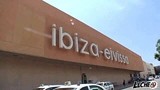 Blonde Teen Fucked Rough Doggystyle on Ibiza Road