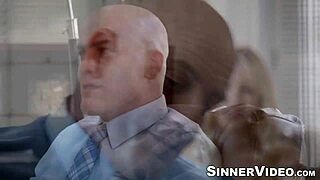 shaved head derrick pierce fucks kendra spade's tight pussy hard