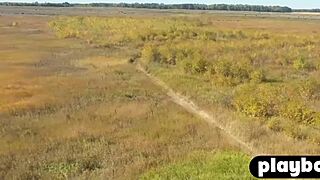 petite black milf model's stockings striptease session