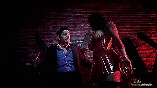 Busty brunette, suck big cock before I smash your pussy!