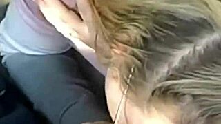 i picked up this cute 18yo teen for public car blowjob cum swallow on monster cock