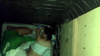 Pinay gets bent over doggy creampie in hotel room bang!