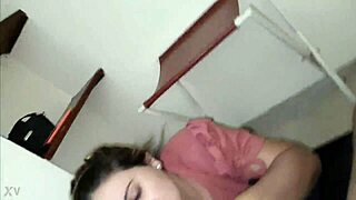 Blonde sucks latino cock wildly without any control