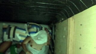 Pinay gets bent over doggy creampie in hotel room bang!