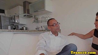 heeled latina shemale gets assfucked doggystyle bent over