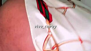 curvy ebony homemade pear ass shakes seductively for viewers