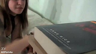 my pierced nipple brunette teen witch licks pussy to orgasm with toys