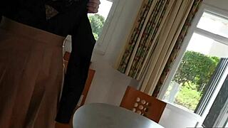 french teacher's big tits bounce as she rides rough bbc pounding lesson doggystyle bent over