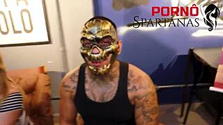 whoa, gabily rides spartano's huge black cock while cuckold hubby watches her moan!