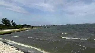 Blonde Married Paulista Gives It Up to Carioca Lover on the Beach