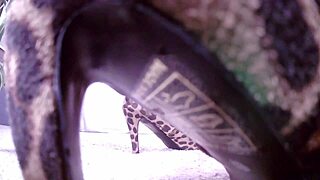 giantess in heels super angry at tiny patrick 18+ gonna punish his ass hard i bet