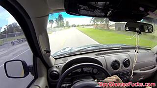 busty teen picked up and pounded deepthroat doggystyle on hidden cam