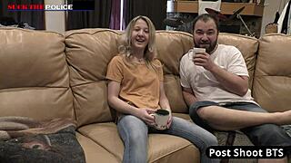 stacy shepard's welfare check turns into deepthroat gag fest backstage! 😩🍆