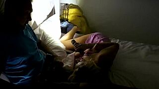 blonde stepdaughter craves one more taboo fuck with daddy