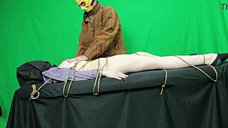 Petite Scarlett Johnson Chokes Gags Deepthroats Jason Vorhees Huge Cock