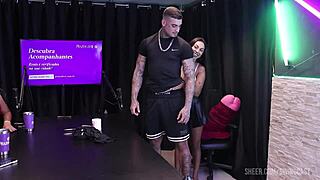 Kylian Cria Cast Features Tifany Rocha And Didy Reis In Sheer Red Swingers Play