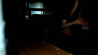 Secret basement hookup hides his deep creampie finish