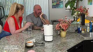 What Happens When Cheating Stepsis Danni Jones' Big Tits and Ass Face Monster Cock in Lingerie?