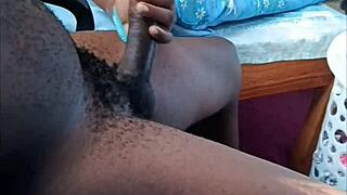 Hey daddy watch our real african couple blast huge cumshot full clip