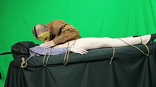 Petite Scarlett Johnson Chokes Gags Deepthroats Jason Vorhees Huge Cock