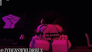 check out me taming my snowbunny friend with this monster black cock finally!