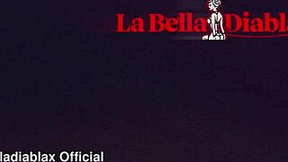 Goddess owns bound ebony toy with strapon assfucking and feet worship