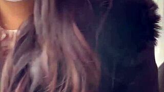 first remote vibrator date soaks japanese babe's tight pussy outdoors