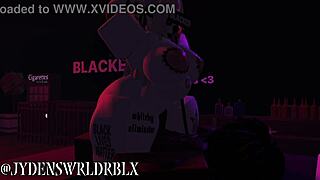 check out me taming my snowbunny friend with this monster black cock finally!