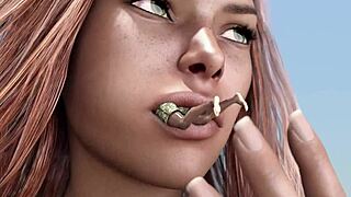 imagine swallowing that huge redhead from a tall tanned perspective?