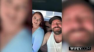 Ohh wifey my gorgeous curvy redhead hotwife rose gettin stretched by bbc fer hubby