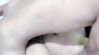 stepmom's big pussy stretched by huge dildo doggystyle