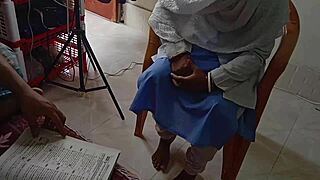 Teacher Pounds Bangladeshi Student18's Tight Pussy!