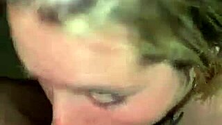 latina gulps sloppy deepthroat cum from handjob in panties