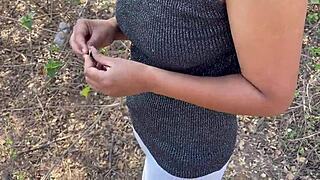 sneaky jungle fuck hits desi girl's huge ass with thick indian meat