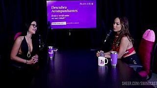 Belinha Baracho's Wild Swing Cast with Tifany Rocha - Sheer Red Orgy Part 1