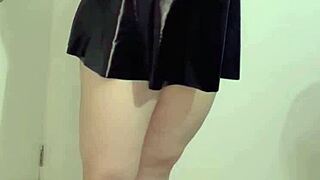 Mexicana Secretaria Latina Milf Teases Panties And Curves