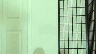 She exercises with music playing to stop herself from masturbating or watching porn