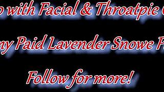 Watch her take every drop until lips are coated