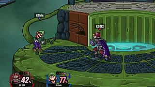 Italian euro slut gets assfucked hard sucking cock in intense ssf2 revenge match against k3lvin