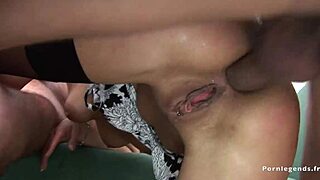 Alexis May and Melissa Black star in wild anal group cumshot orgy