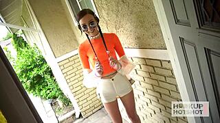 Latin Cutie Carmen Rae Gapes Wide Riding Raw Monster Cock!