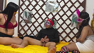 2026 threesome blast: hubby wrecks best friend's big ass doggy while she screams