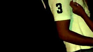 Guy fucks virgin girl in dark night outdoors